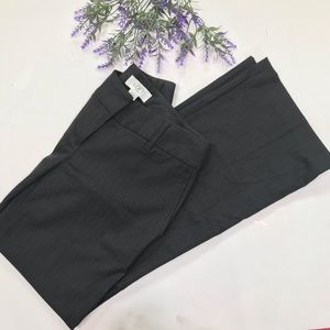 LOFT Petite Julie Charcoal Grey Trouser Dress Pant